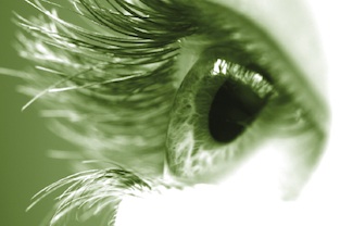 close-up van een oog